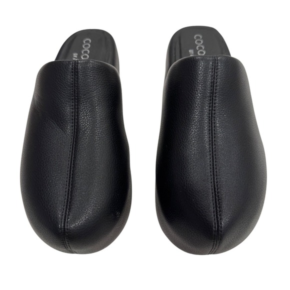 COCONUTS by MATISSE Black Faux Leather Mule women's Size 11 - Picture 1 of 6